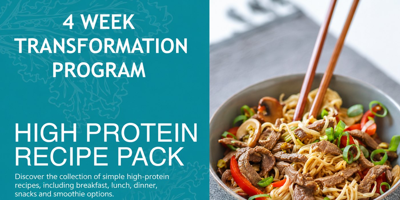 BODY HEALTH FITNESS High Protein Recipe Pack — 4 week transformation program